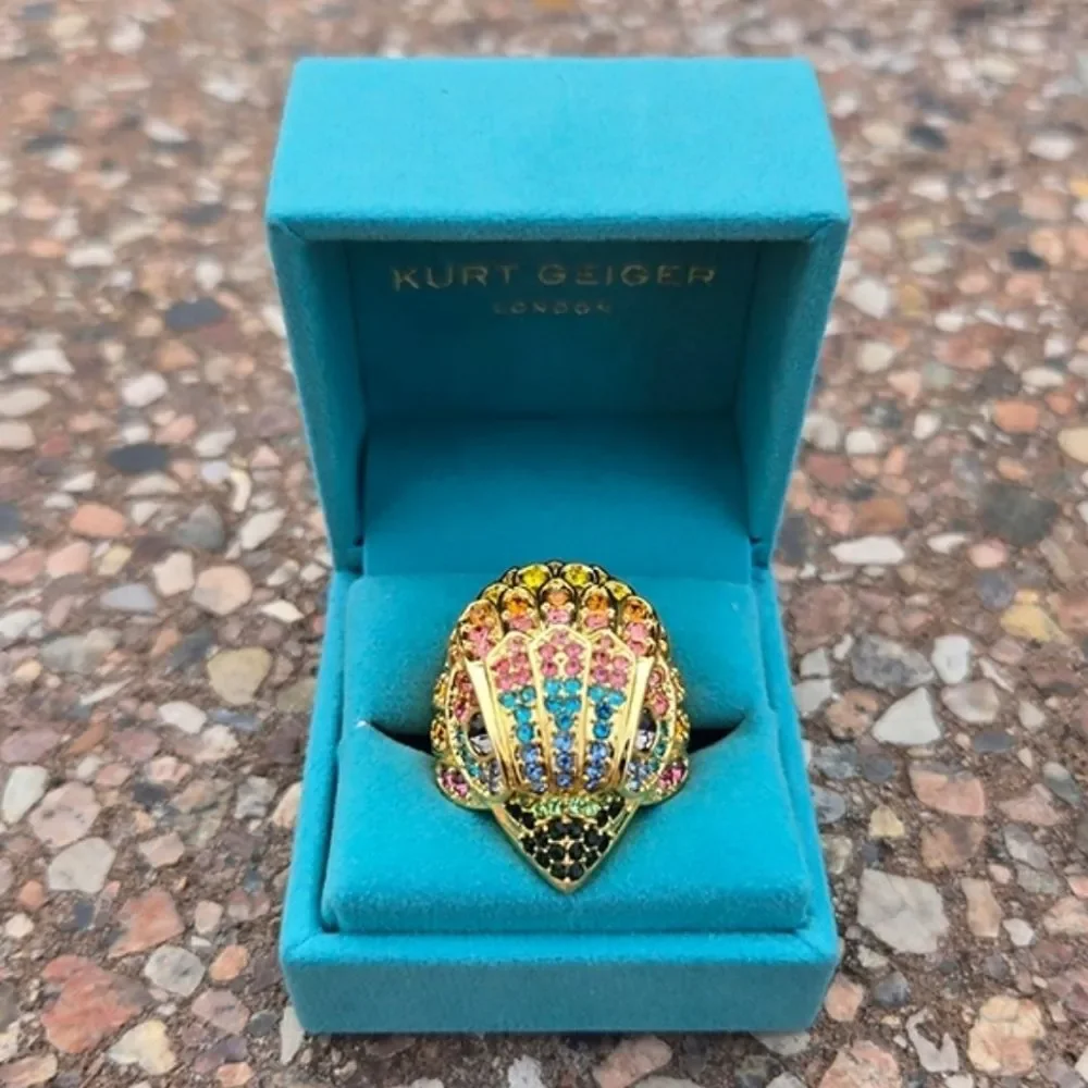 NEW Kurt Geiger Eagle Pave Ring Sz 7
